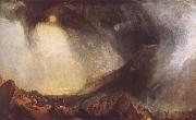 Joseph Mallord William Turner Snow Storm,Hannibal and his Amy Crossing the Alps Spain oil painting artist